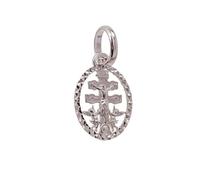 Inmaculada Romero IR Cruz Caravaca Colgante Plata Ley 925m unisex 16mm. cerco detalle tallado