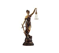 Inmaculada Romero IR Dama de la Justicia Figura 30 cm. Imagen Resina Color Bronce