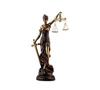 Inmaculada Romero IR Dama de la Justicia Figura 40 cm. Imagen Resina Color Bronce