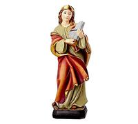 Inmaculada Romero IR Figura Santa Cecilia Imagen 20Cm. Patrona De Los Músicos Adorno Resina Peana Decoración