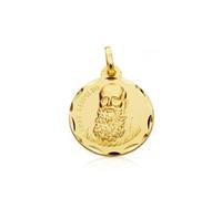 Inmaculada Romero IR Fray Leopoldo Medalla en Oro de 9k con 18mm. detalles tallados. Grabación incluida en el precio - Personalizable - GRABACIÓN INCLUIDA EN EL PRECIO