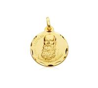 Inmaculada Romero IR Fray Leopoldo Medalla en Oro de 9k con 22mm. detalles tallados. Grabación incluida en el precio - Personalizable - GRABACIÓN INCLUIDA EN EL PRECIO