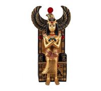 Inmaculada Romero IR ISIS Diosa Antiguo Egipto Figura 30 cm. Escultura Dorada Esposa de Osiris Estatua