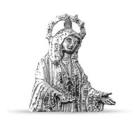 Inmaculada Romero IR María Santísima del Rocío Novia de Málaga Colgante en Plata de Ley 925m maciza con 21mm.