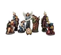 Inmaculada Romero IR Misterio Belén Nacimiento 8 Piezas 22 cm. clásico Figuras Navidad Niño Jesús Virgen María San José