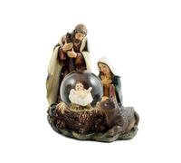 Inmaculada Romero IR Misterio Nacimiento Navidad 11 cm. Niño Jesús Bola Agua Figura Resina Belén clásico Virgen María