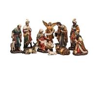 Inmaculada Romero IR Misterio Navidad Nacimiento 10 Piezas 28 cm. Belén clásico Figuras Niño Jesús Virgen María San José