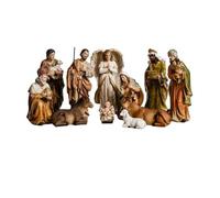 Inmaculada Romero IR Misterio Navidad Nacimiento 11 Piezas 26 cm. Belén clásico Figura Niño Jesús Virgen María Ángel