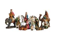 Inmaculada Romero IR Misterio Navidad Nacimiento Belén 12 Piezas 20 cm. Figura Niño Jesús Reyes Magos Animales Virgen