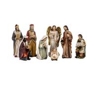 Inmaculada Romero IR Nacimiento Misterio Belén 8 Piezas 12 cm. Figura Navidad Niño Jesús Virgen María San José Reyes