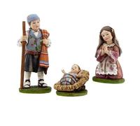 Inmaculada Romero IR Nacimiento Misterio Belén Regional Valenciano 3 Piezas 15 cm. Figuras falleras Navidad Niño Jesús