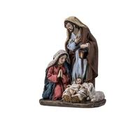 Inmaculada Romero IR Nacimiento Misterio Navidad Figura 14 cm. monopieza Niño Jesús Virgen María San José Oveja Resina