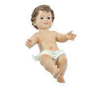 Inmaculada Romero IR Niño Jesús Figura Religiosa 35 cm. Imagen Resina sábana Blanca