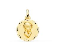 Inmaculada Romero IR Niño Rezando Medalla en Oro de 9k con 16mm. para Primera Comunión