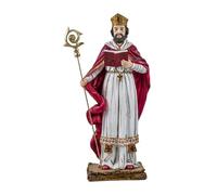 Inmaculada Romero IR San Cipriano Figura 30 cm. patrón de los Magos y hechiceros Resina peana