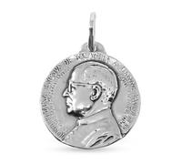 Inmaculada Romero IR San Josemaría Escrivá de Balaguer Medalla en Plata de Ley 925m maciza 20mm. brillo. Grabación incluida en el precio - Personalizable - GRABACIÓN INCLUIDA EN EL PRECIO