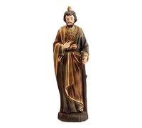 Inmaculada Romero IR San Judas Tadeo Figura 20 cm. imitación Madera Vieja patrón causas difíciles Imagen Resina peana