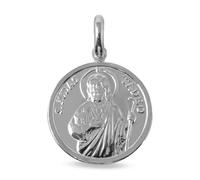 Inmaculada Romero IR San Judas Tadeo Medalla en Plata Ley 925m maciza con 25mm. brillo. Grabación incluida en el precio - Personalizable - GRABACIÓN INCLUIDA EN EL PRECIO