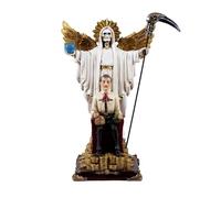 Inmaculada Romero IR Santa Muerte Valverde Figura 25 cm. Color Blanco Detalle alas Doradas Imagen Resina Color