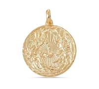 Inmaculada Romero IR Santos Ángeles Custodios Medalla Oro de 18k maciza 25mm. San Rafael Gabriel Miguel