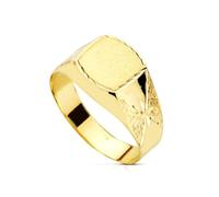 Inmaculada Romero IR Sello Oro 18k Primera Comunión niño hueco estrellas talladas. Grabación incluida en el precio - Personalizable - GRABACIÓN INCLUIDA EN EL PRECIO