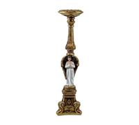 Inmaculada Romero IR Velero con Ángel de 31 cm. en Color Dorado Acabado en Resina
