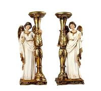 Inmaculada Romero IR Veleros 2 Piezas de 20 cm. Ángel Ropa Color Crema velero Dorado Resina