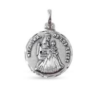 Inmaculada Romero IR Virgen de los Reyes Patrona de Sevilla Medalla en Plata de Ley 925m maciza de 19mm.