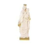 Inmaculada Romero IR Virgen del Carmen Figura Religiosa de 20 cm. patrona de los Marineros Imagen Resina Color Crema