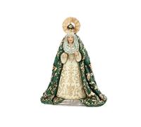 Inmaculada Romero IR Virgen Esperanza Macarena Sevilla Figura 10 cm. Resina peana Imagen Semana Santa
