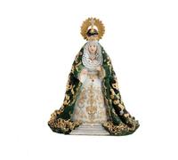 Inmaculada Romero IR Virgen Esperanza Macarena Sevilla Figura 15 cm. Resina peana Imagen Semana Santa