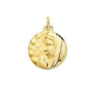 Inmaculada Romero IR Virgen María Reina de los Cielos Medalla en Oro de 9k con 16mm.