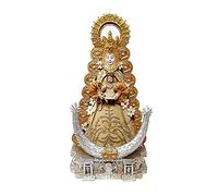 Virgen Rocío Figura 25 cm. Blanca Paloma Reina de Las Marismas patrona Almonte Imagen Resina peana