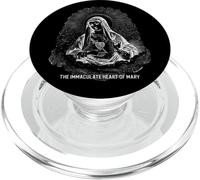 Inmaculado Corazón de María Madre de Jesús Católico Cristiano PopSockets PopGrip para MagSafe