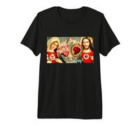 Inmaculado Corazón de María y Sagrado Corazón de Jesús. Camiseta Premium