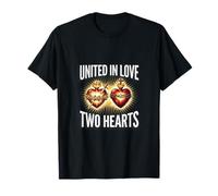 Inmaculado y Sagrado Corazón Católico Camiseta