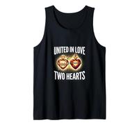 Inmaculado y Sagrado Corazón Católico Camiseta sin Mangas