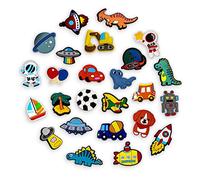 INMAKER Adornos para Zapatos, 25 pins para crocks, decoración de zapatos para Niñas Mujeres Niños y Hombres