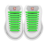 INMAKER Cordones sin Ataduras para Niños y Adultos, Cordones Elásticos para Zapatillas de Deporte, Cordones Planos sin Ataduras de Silicona para Zapatillas de Correr