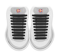 INMAKER Cordones sin Ataduras para Niños y Adultos, Elásticos y Planos de Silicona para Zapatillas de Deporte y Correr