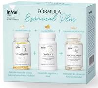 inMe LAB Fórmula Esencial Plus VIT. D3 + Omega 3 + Mg Plus