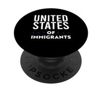 Inmigrantes Derechos Humanos y Estados Unidos de Inmigrantes PopSockets PopGrip Adhesivo