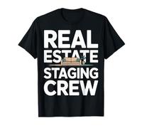 Inmobiliaria Staging Crew Agente Inmobiliario Home Stager Camiseta
