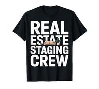 Inmobiliaria Staging Crew Agente Inmobiliario Home Stager Camiseta