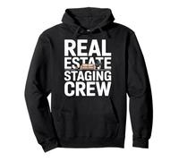 Inmobiliaria Staging Crew Agente Inmobiliario Home Stager Sudadera con Capucha