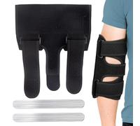 Inmovilizador De Codo,Inmovilizador De Codo Post-Trauma | Protector Ergonómico Acolchado Ajustable Cómodo Para La Recuperación Durante El Sueño Hombres Mujeres Uso En El Hogar