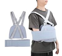 Inmovilizador de Hombro con Cabestrillo de Brazo, Cabestrillo de Hombro Ajustable con Presión Uniforme Cabestrillo de Brazo con Orificio Transpirable para Dislocación de Esguinces Rotos, Diseño Ergonó