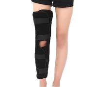 Inmovilizador de Rodilla, Inmovilizador de Rodilla Ajustable, Alivio del Dolor en las Articulaciones, Soporte de Pierna con Férula de Rodilla Transpirable, Adecuado para Lesiones de Rodilla, Recupera