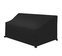 INMUA Funda para Banco de Jardín Impermeable, Cubierta para Banco de Jardín de 3 Plaza Resistente al Viento, Anti-UV, Funda Protectora para Sofá Telas Oxford 420D Resistente (66 X 63 X 89/163 CM)