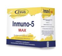 INMUNO-5 MAX |Contribuye al funcionamiento normal del sistema inmunitario | Complemento Alimenticio a base de Hongos y Plantas que aportan Vitamina C | 100% Vegano | 30 Sobres monodosis